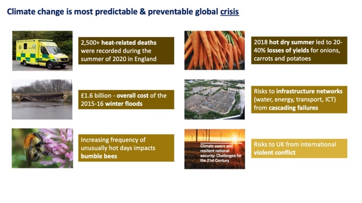 Climate change is the most predictable and preventable global crisis