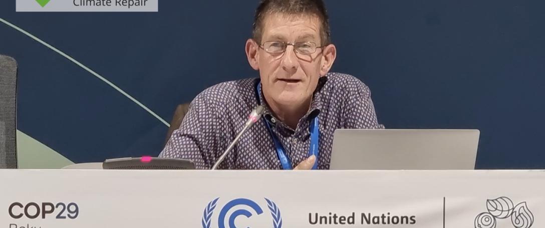 Dr Shaun Fitzgerald at COP29
