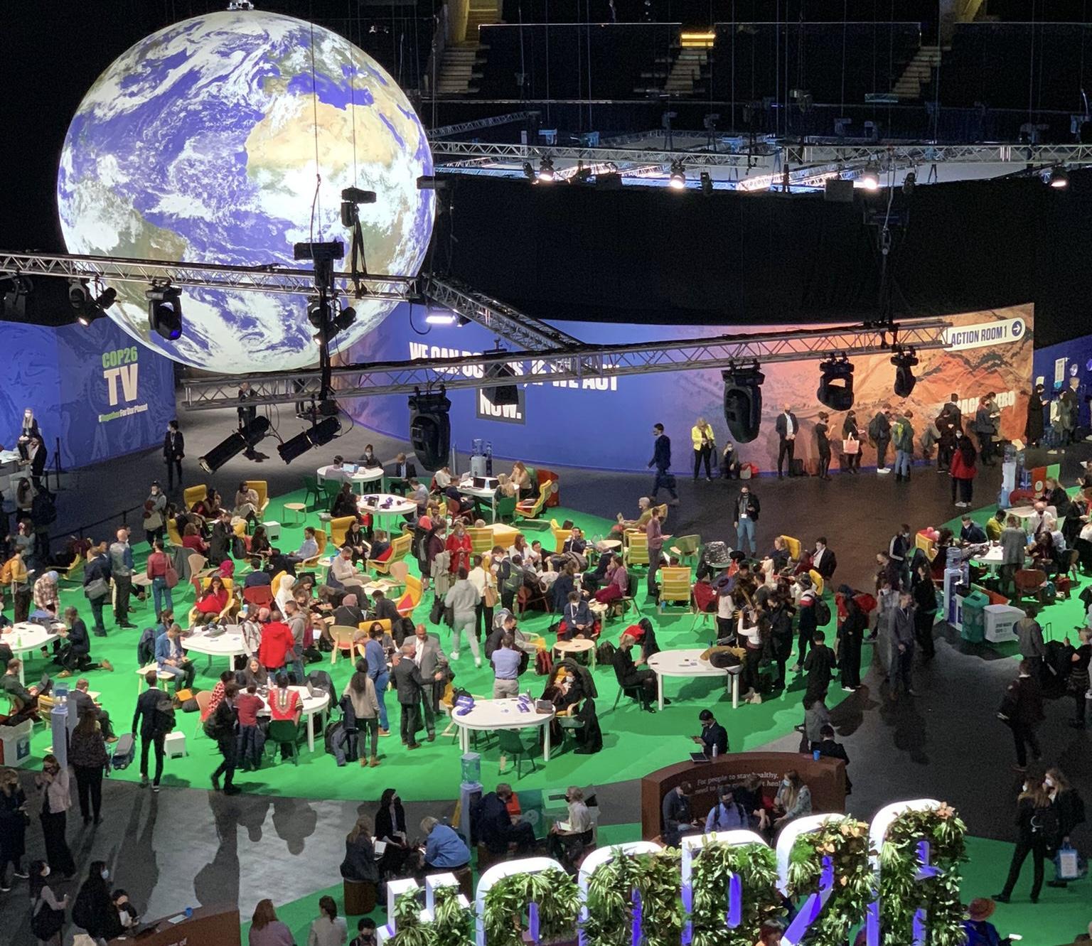 Overview of COP26 Action A area from above