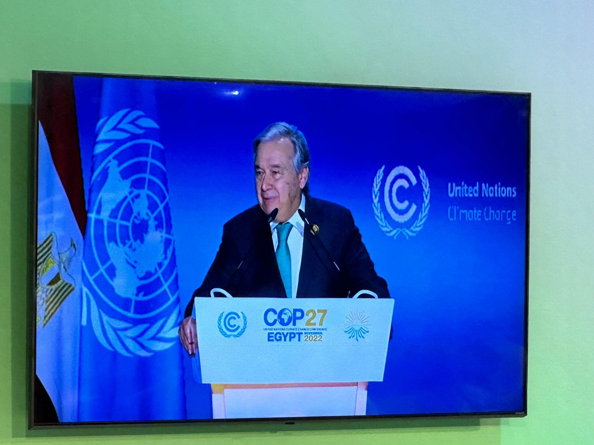  UN Secretary-General, António Guterres at the Water Pavilion
