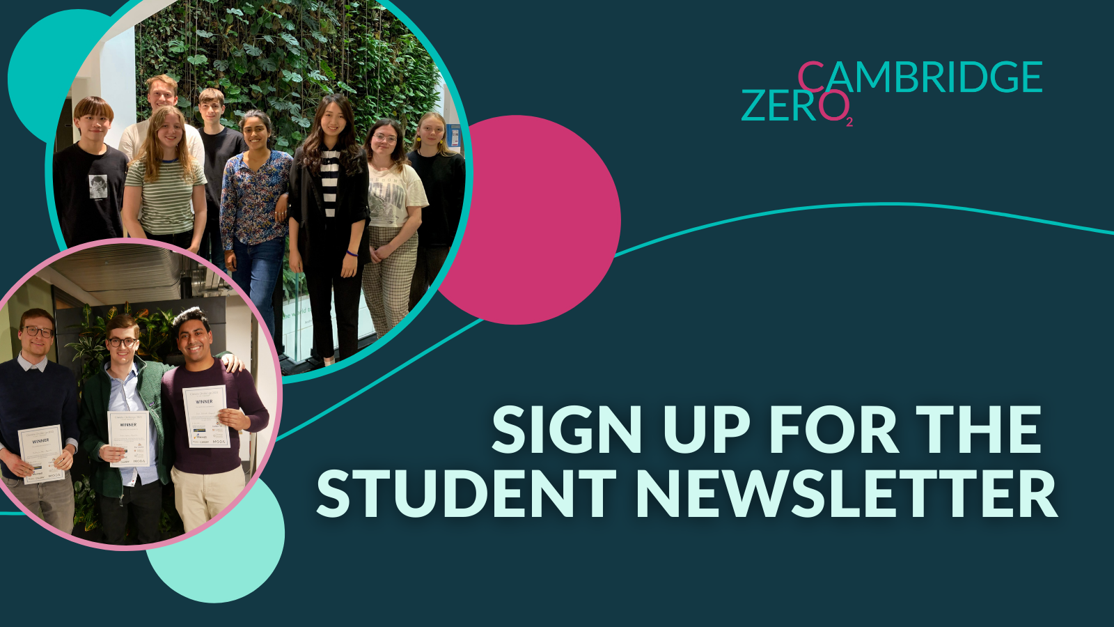 Sign up for the Cambridge Zero student newsletter