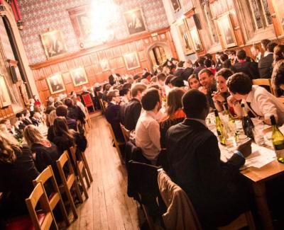 Photo of Cambridge college dinner