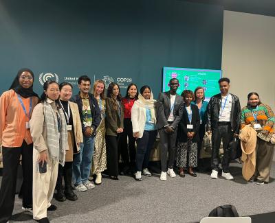 ActNowFilm participants at a panel at COP29