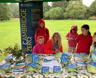 On the Botanic Garden climate trail with Cambridge Zero's Emily Shuckburgh