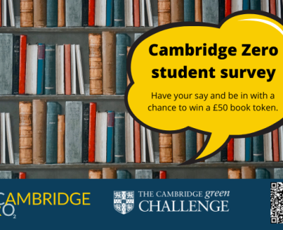 Student survey on climate change and sustainability: Cambridge Zero want to hear your views!  