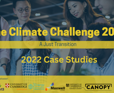 Climate Challenge - Case Studies 2022