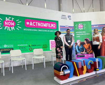 COP27 Day 3 Round-up: ActNowFilm2 - Intergenerational Conversations on Climate Change