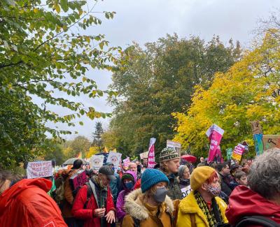 Dr Cristina Peñasco on COP26's Climate Justice Day Protests