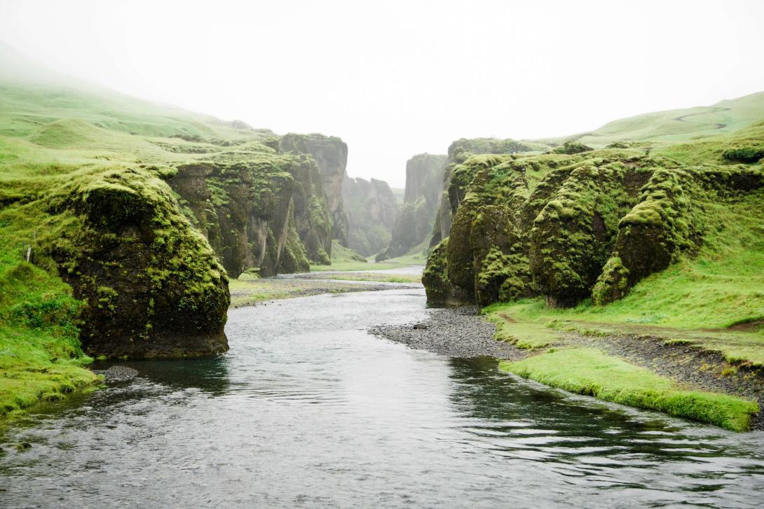 misty river